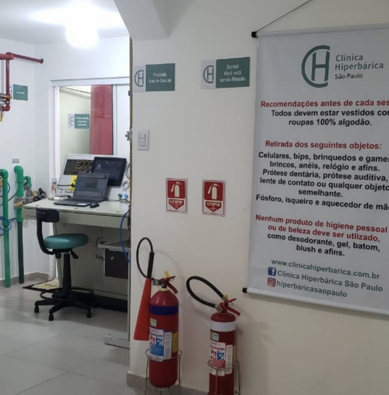Sessão de Hiperbárica para Fraturas São Caetano do Sul - Sessão Câmara Hiperbárica